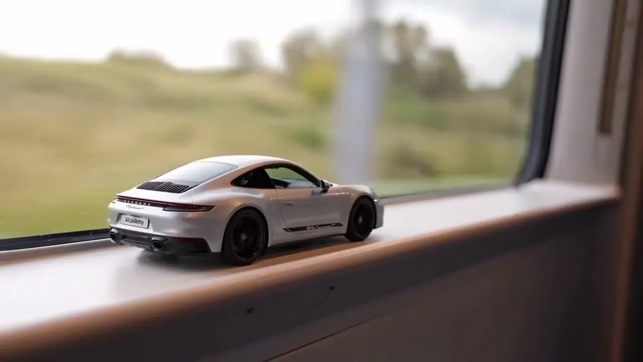 Toy on the window from the Toy Car to Real Car transition video