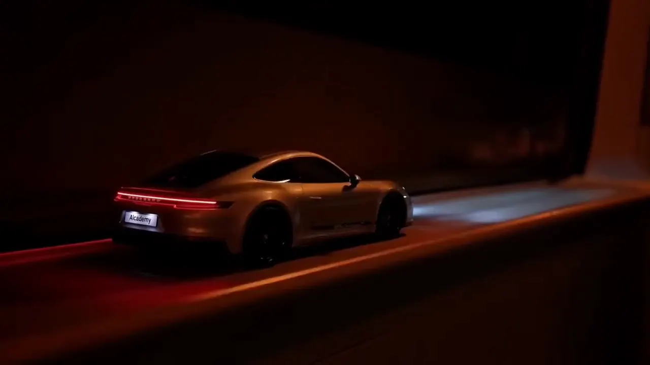 Tunnel shift from the Toy Car to Real Car transition video